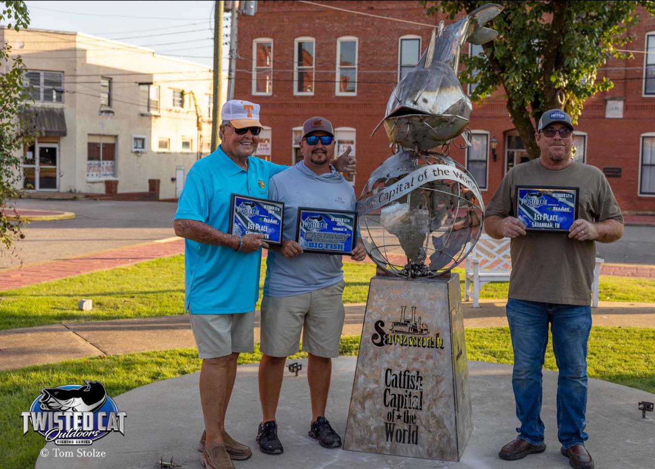 intermediate, catfish, catfishing, blue cat, channel cat, flathead, SeaArk Boats, Twisted Cat Outdoors, Alex Nagy, Tom Stolze, Liz Nagy, Mississippi River, Hunter Jones, Chris Stout, Bill Dance, Aaron Jarrell, Joe Lunsford, Vance Goff, Larry Muse, Dino Meadors, Fran Meadors, Jason Masingale, David Coughlin, David Wooley, Randy Welcher, Nathan Blint