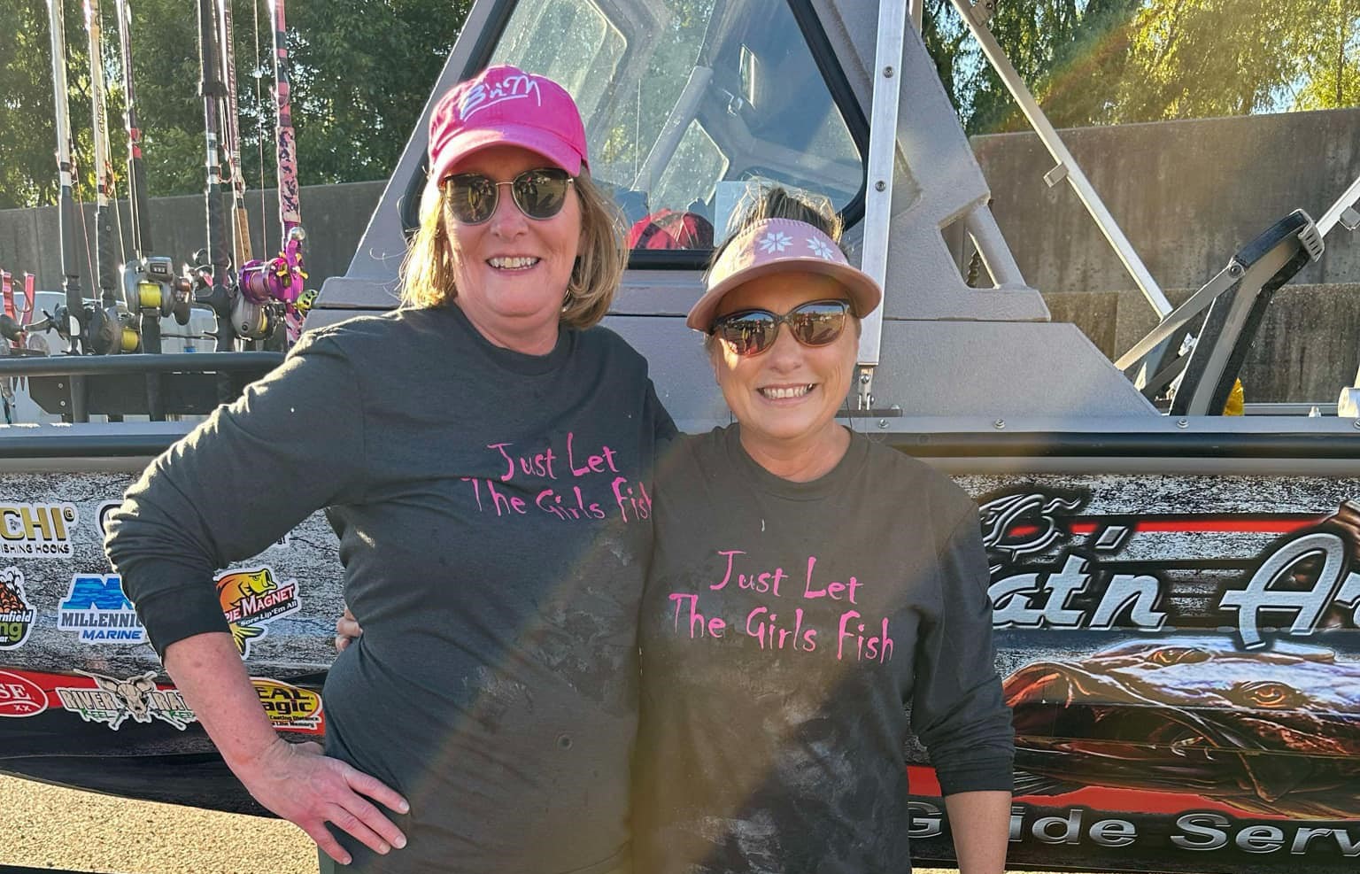 catfish, tournament, Mississippi River, David Magness, Selena Magness, Silvia Powers, Ketih Powers, BnM Fishing, SeaArk, blue cat, Mississippi River Catfish Trail