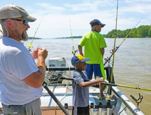 Catfisherman Scott Peavy said taking kids fishing can be life-changing for the mentor; take kids fishing and you’re doing yourself a favor as well.