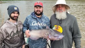 The Jepsen family made the 529-mile trek from their home in Ames, Iowa to the Red River in North Dakota for some father/son time. They don’t own a boat but love catfishing and made the plunge for their first guided trip.