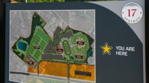 The 17 Fields complex is so large, signage is necessary to help visitors navigate the huge complex of fields. (Photo by CatfishNOW Staff)