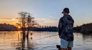 Professional angler Kyle Austin targets specific places, whether for bass or catfish.