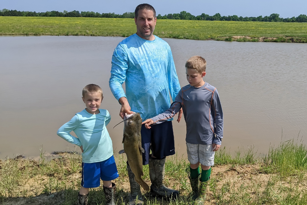 Small waters such as ponds can provide excellent catfishing action if you know where to fish.