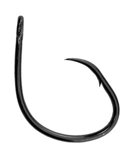 Boss Kat’s BK72Z Big Boss Super Circle Hook is built from heavy-duty 80-carbon steel with a black-nickel finish, made to handle monster catfish and big baits alike.