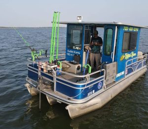 One of Mackenzie DelRosso’s guide boats is specially designed to accommodate anglers with disabilities.