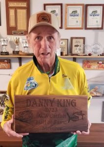 Danny King has a career filled with honors after catching thousands of catfish on the stinkbaits he invented.
