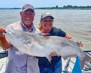 Capt. Rogers loves taking folks of any skill level in search of trophy catfish.