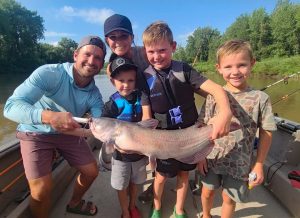 Capt. Bernier said on this trip with the Crary family, they actually targeted smaller fish in hopes of more action for the boys. However, they still ended up catching some big ones along the way.