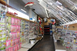 Need fishing tackle? Sky Mart has you covered. Hungry afterward? Just follow the aroma of slow-smoked barbecue from B's Hickory Smoke BBQ. (Kyleigh Touro photo)